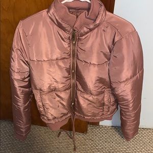 Blush Bomber Winter Jacket